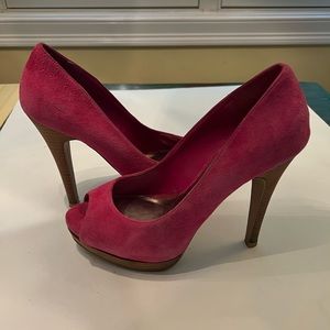 Pink Peep Toe Steve Madden Heels- Size 9